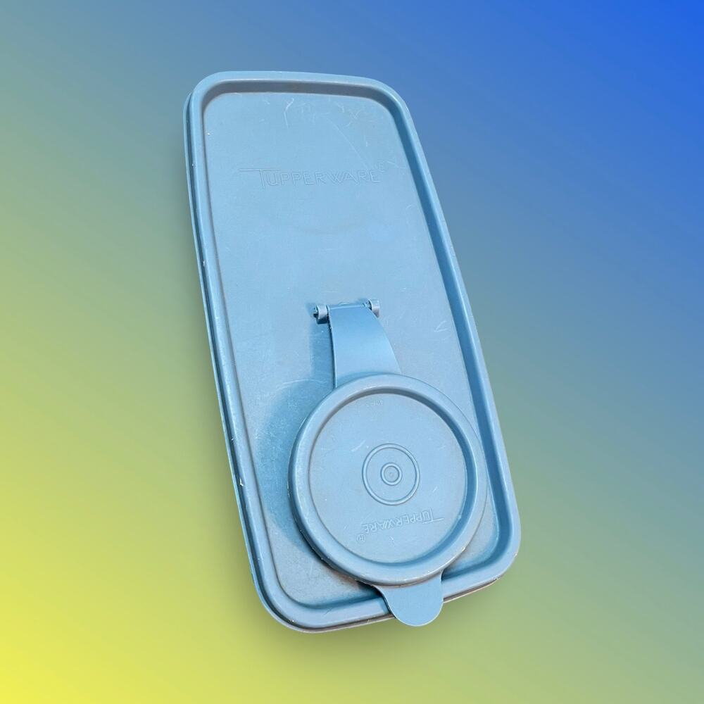 Tupperware Cereal Keeper Replacement Flip Top Lid 470 471 Fits 469 Blue Seal